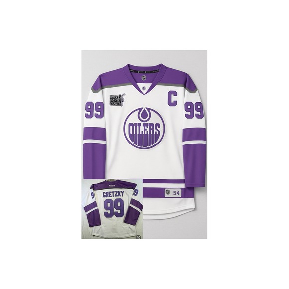 Wayne Gretzky #99 Reebok Edmonton Oilers HFC Jersey CCM 54 Made in Canada NHL - Picture 1 of 8